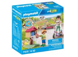 PLAYMOBIL MY LIFE - BOÎTE À LIVRES AVEC MAMAN ET ENFANT #71511